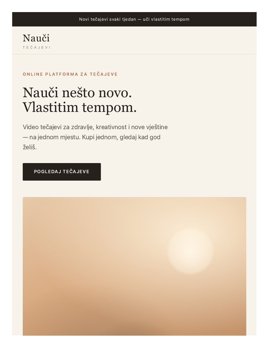Nauči — Shopify Course Platform